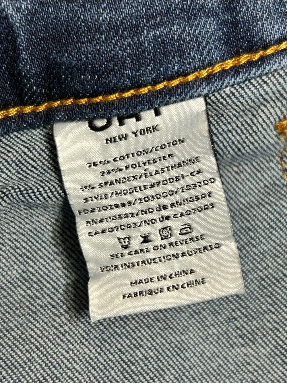 Oat New York Dark Blue Wide Leg Jeans - Picture 7 of 8